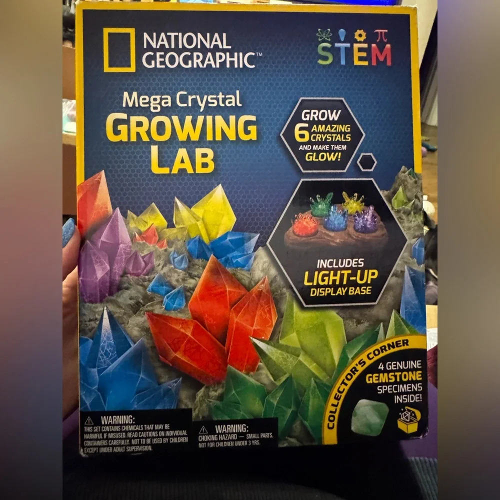 National Geographic Mega Crystal Growing lab NEW Sealed